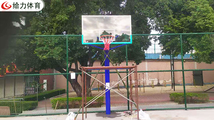 深圳獨柱籃球架