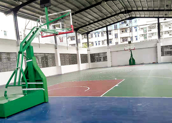 移動(dòng)籃球架安裝
